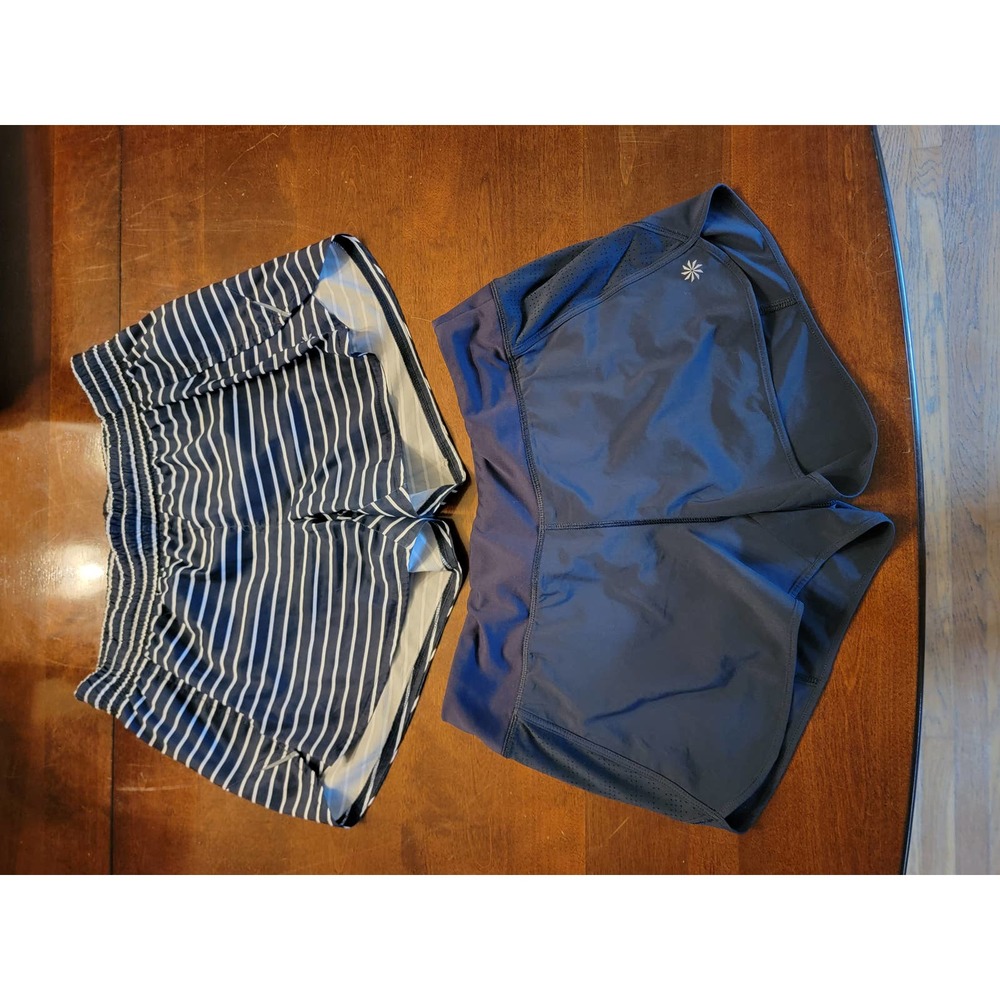 Multiple womens Athleta lined running shorts size medium